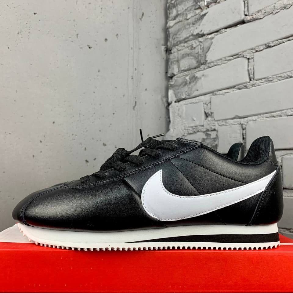 Купить Nike Cortez, Black White