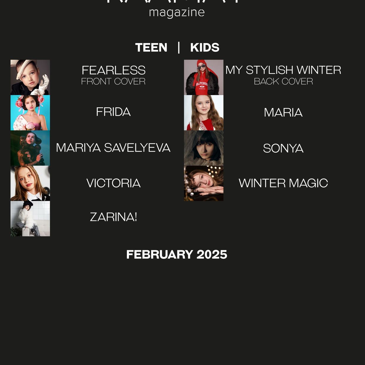 Купить Электронный журнал RAAMAT Magazine February 2025 Teen&Kids Edition Issue 2
