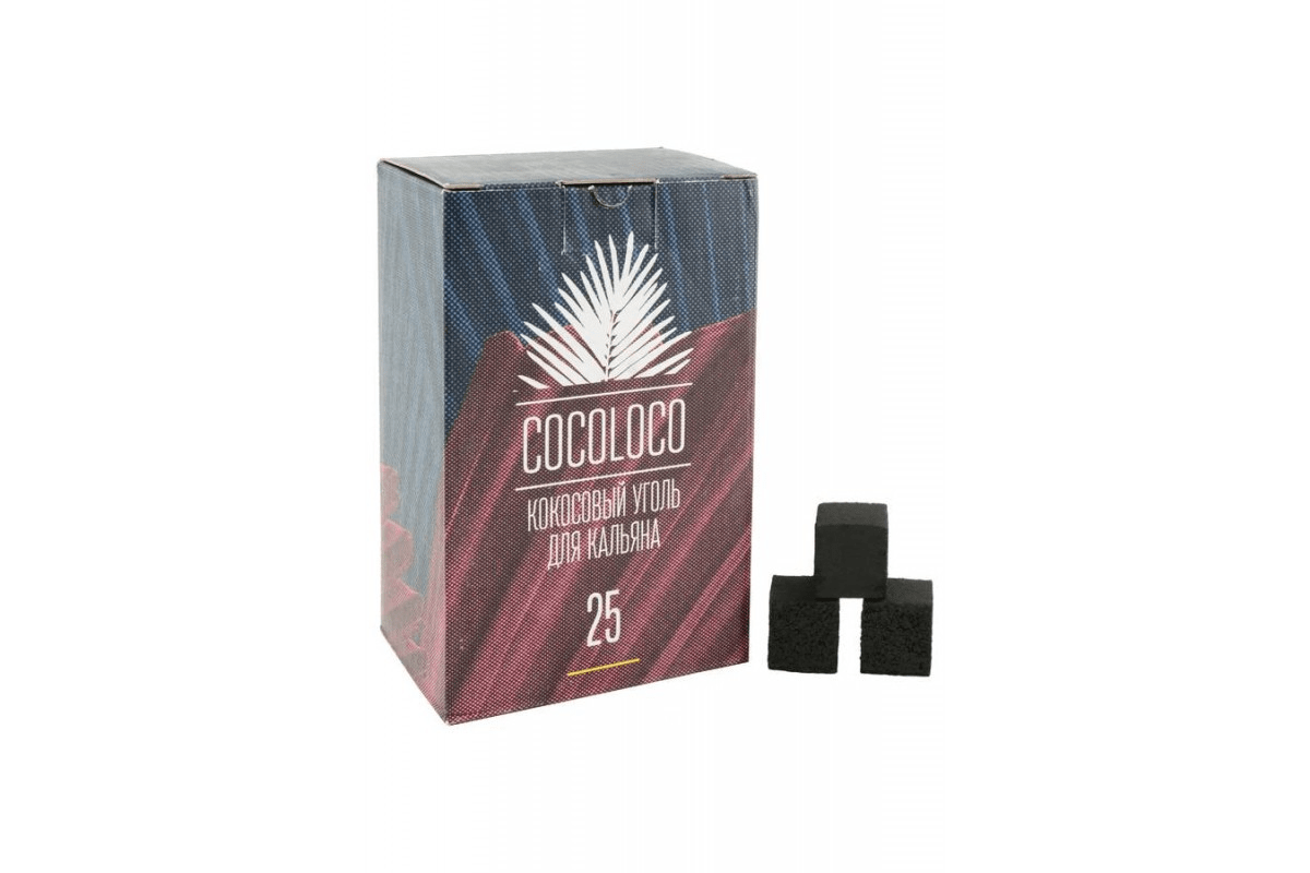 Купить Уголь Cocoloco 25мм (72шт, 1кг)