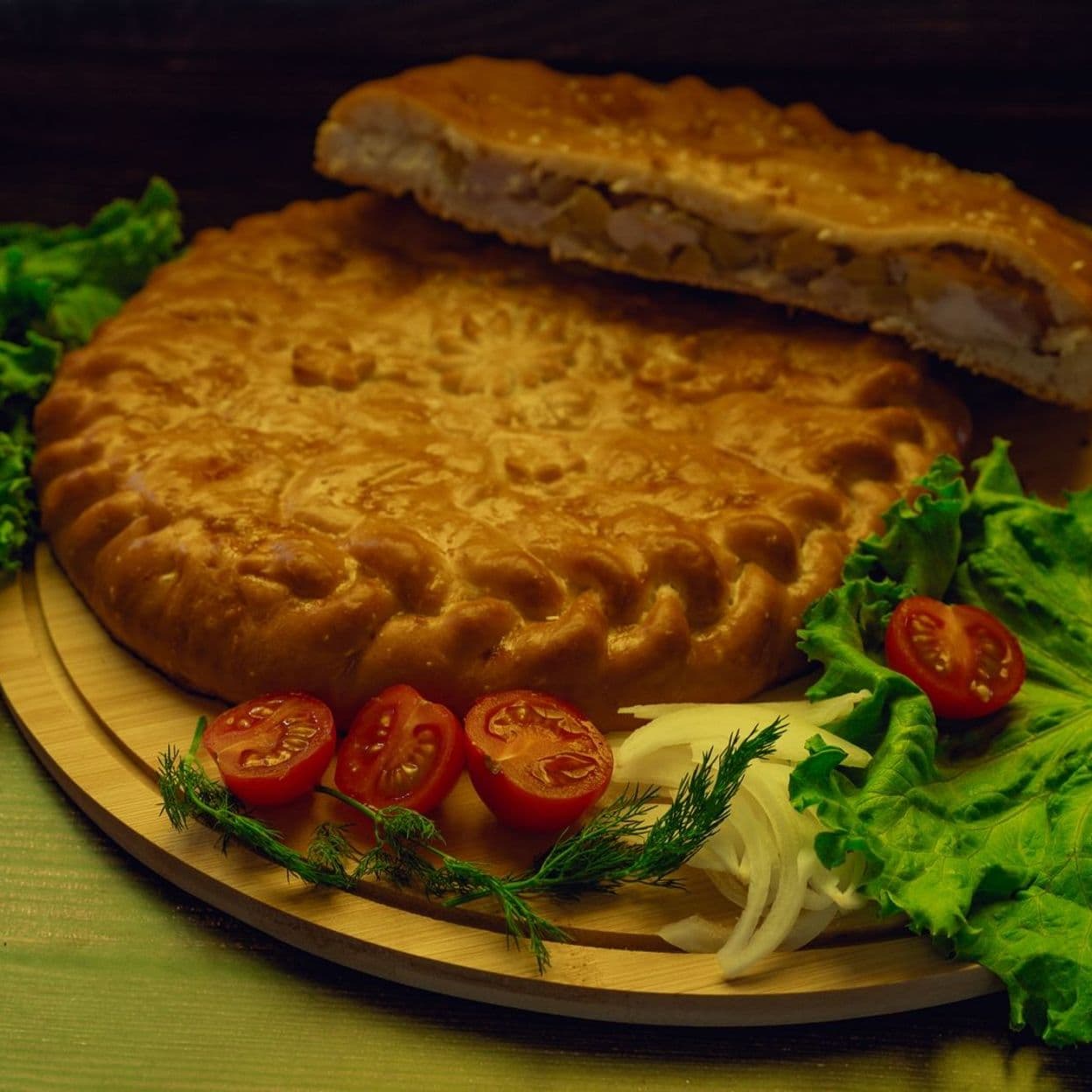 Купить Пирог говядина/картофель/лук