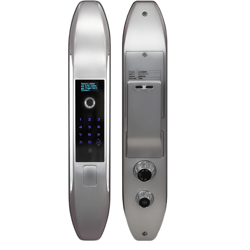 Купить Биометрический врезной дверной замок Smart lock Silver