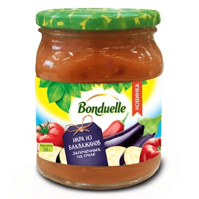 Купить ИКРА BONDUELLE ИЗ БАКЛАЖАНОВ ЗАПЕЧЕННЫХ НА ГРИЛЕ 530 Г. доставка продуктов Тюмень . доставка продуктов в Тюмени . доставка фруктов Тюмень . дос