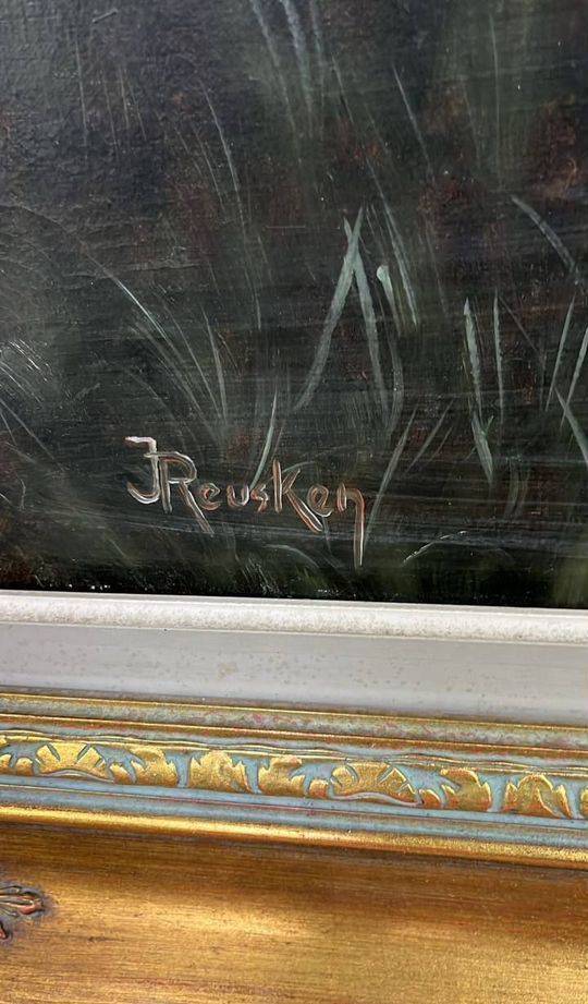 Купить Большая старинная картина