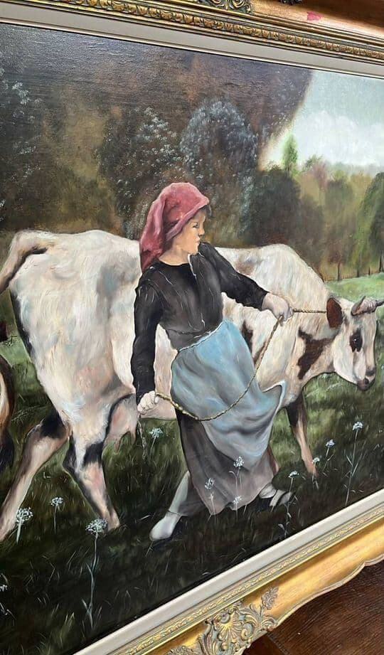 Купить Большая старинная картина