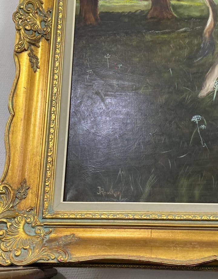 Купить Большая старинная картина