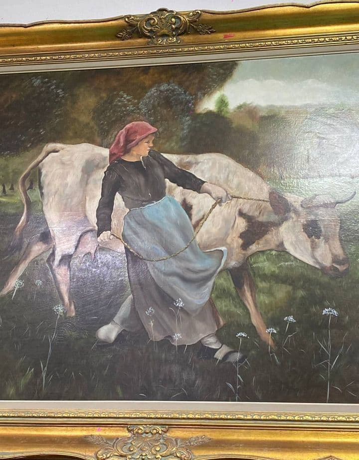 Купить Большая старинная картина