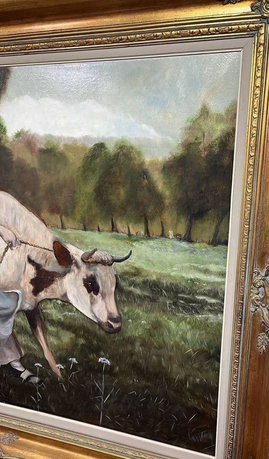 Купить Большая старинная картина