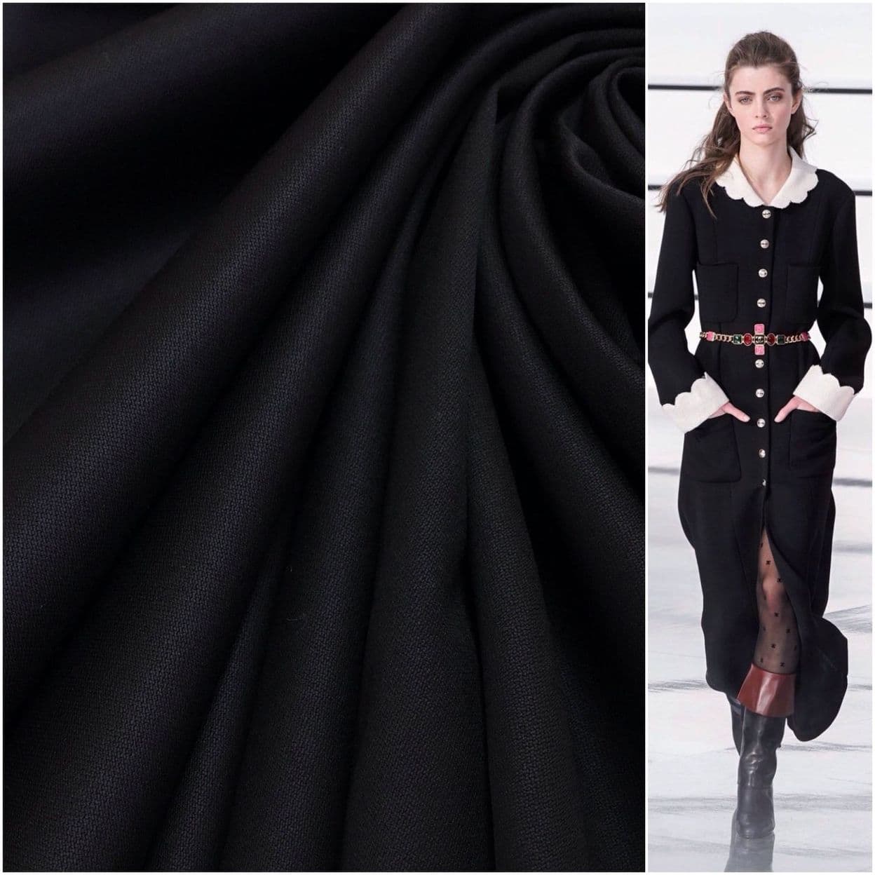 Купить Ткань шерсть double face Salvatore Ferragamo