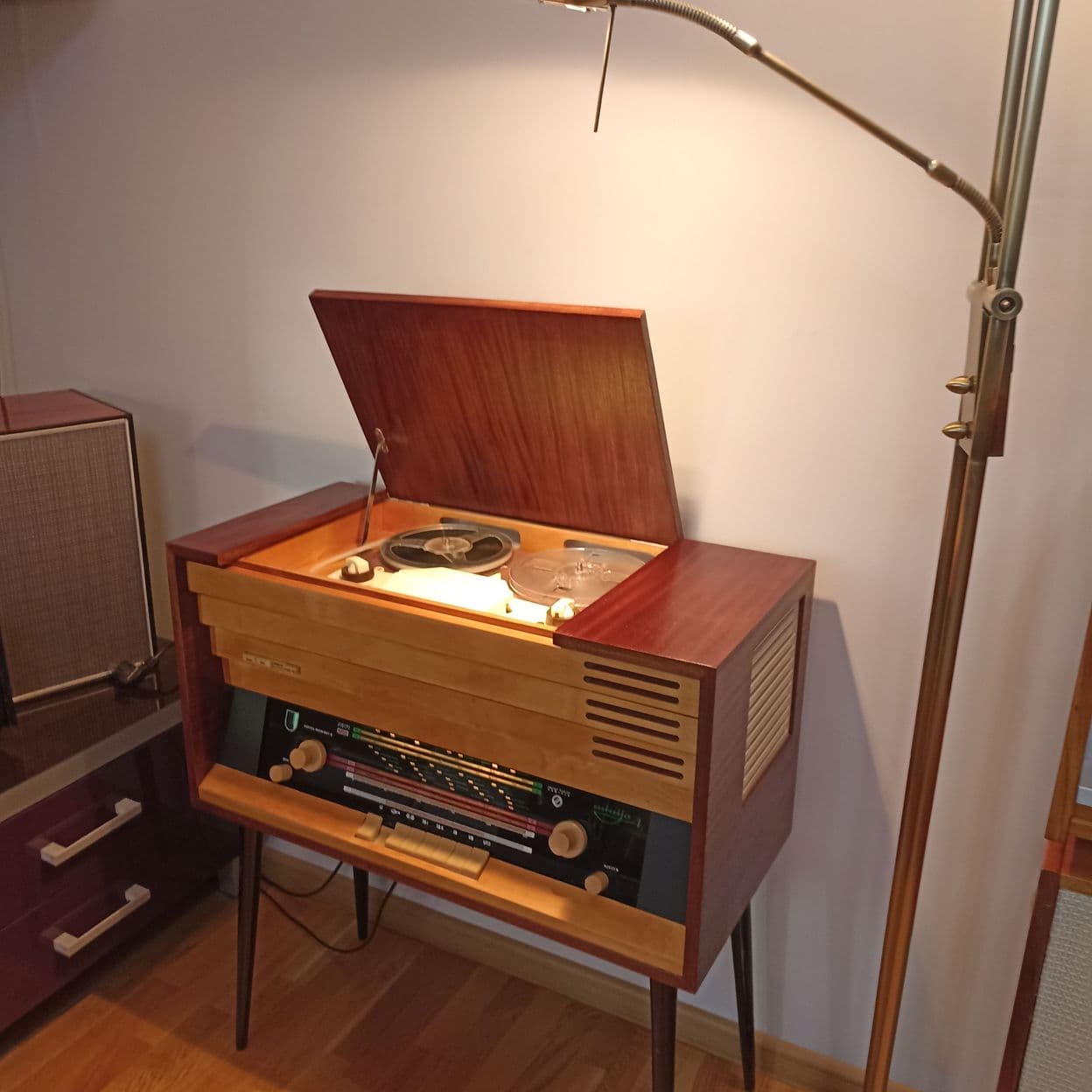 Купить Магнитола Миния 4 - 1969г.в. с bluetooth, после реставрации