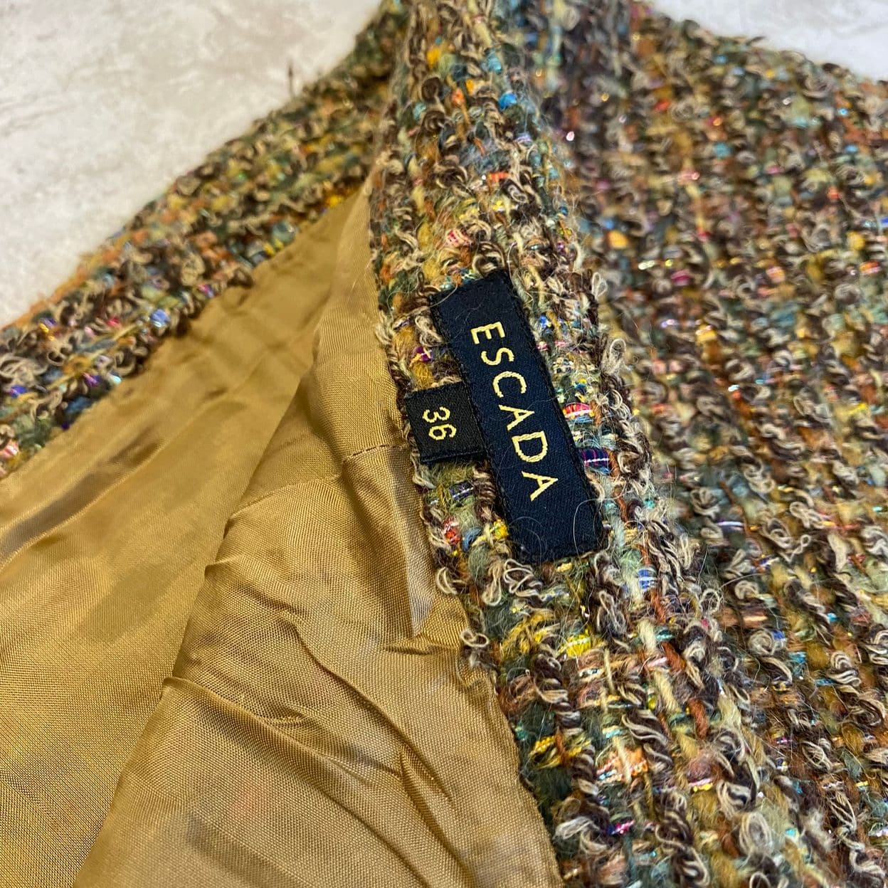 Купить Шерстяная Миди Юбка Escada