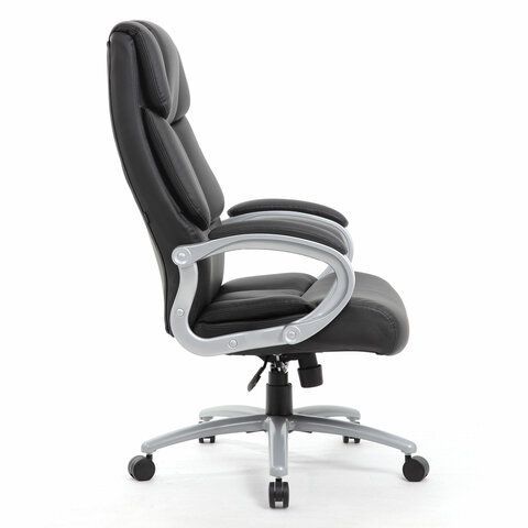 Купить Кресло офисное BRABIX PREMIUM "Blocks HD-008", НАГРУЗКА до 200 кг, экокожа, черное. Артикул 531944