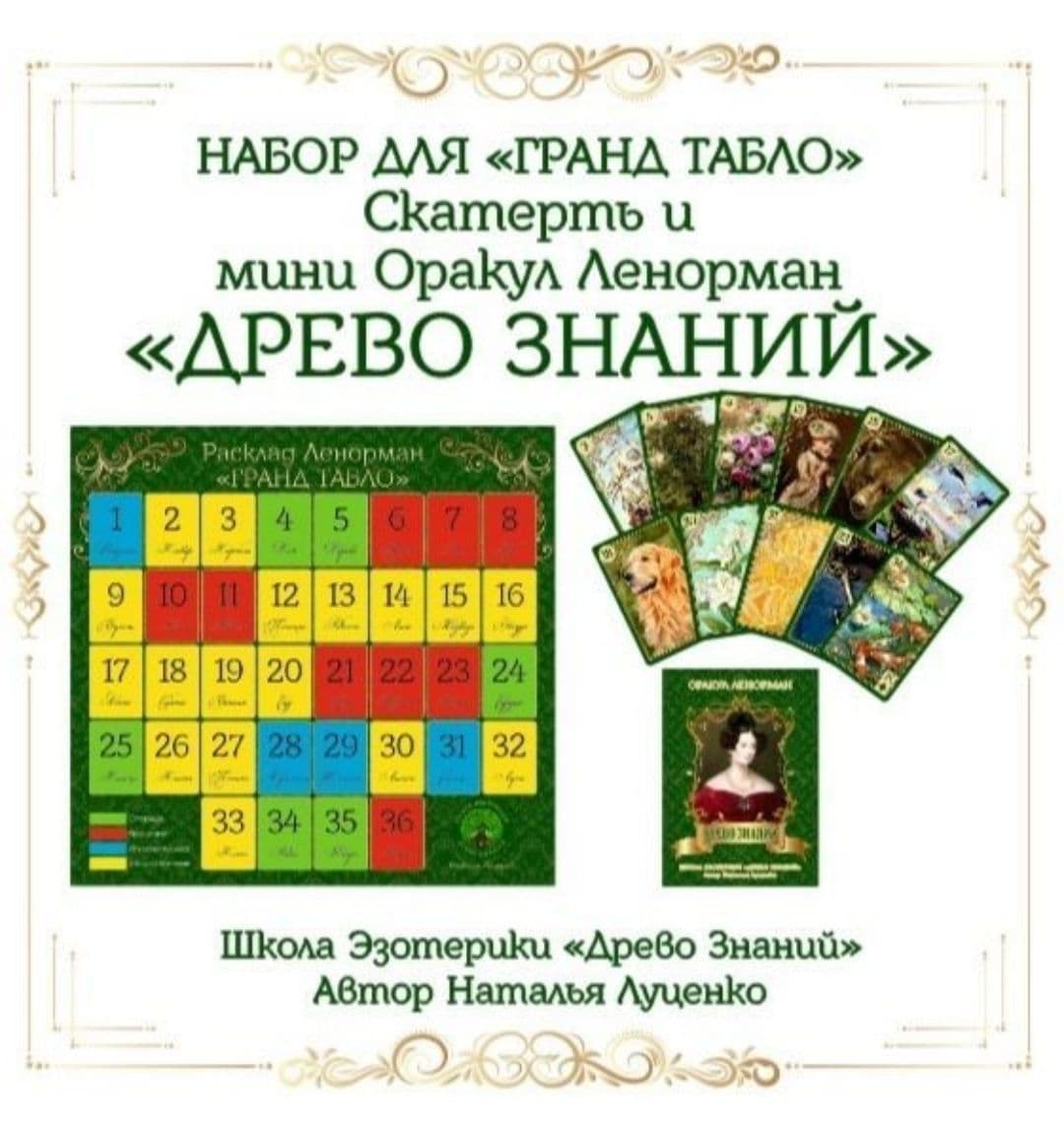 Купить Скатерть для "Гранд Табло" и Мини Оракул Леорман
