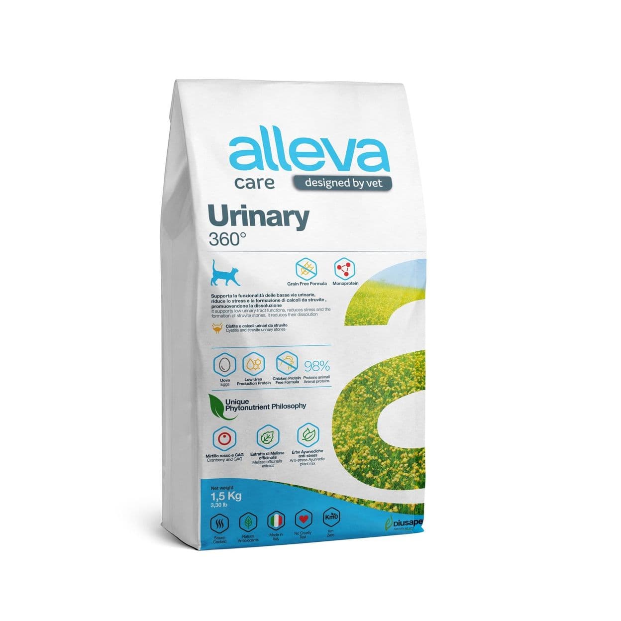 Купить Корм для кошек Аллева Кэр Уринари 360, 1,5 кг