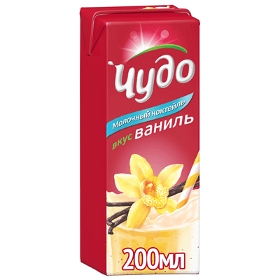 Купить МОЛОЧНЫЙ КОКТЕЙЛЬ ЧУДО ВАНИЛЬ 2% 200 Г. доставка продуктов Тюмень . доставка продуктов в Тюмени . доставка фруктов Тюмень . доставка фруктов в 