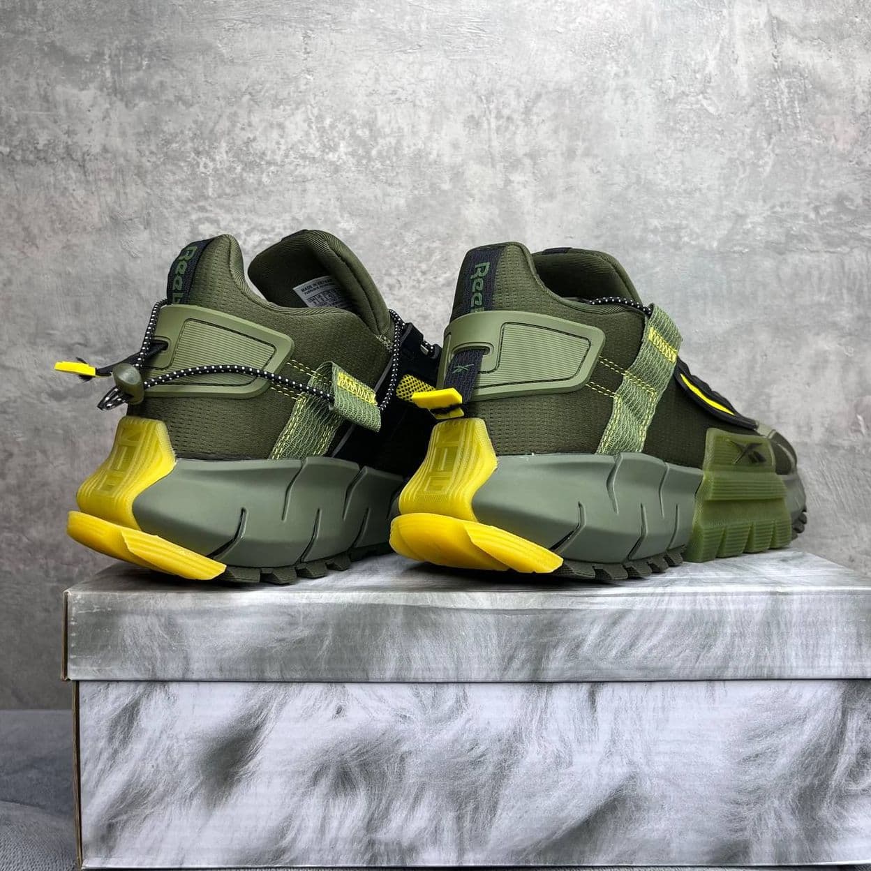 Купить Reebok Zig Kinetica Edge Army Green