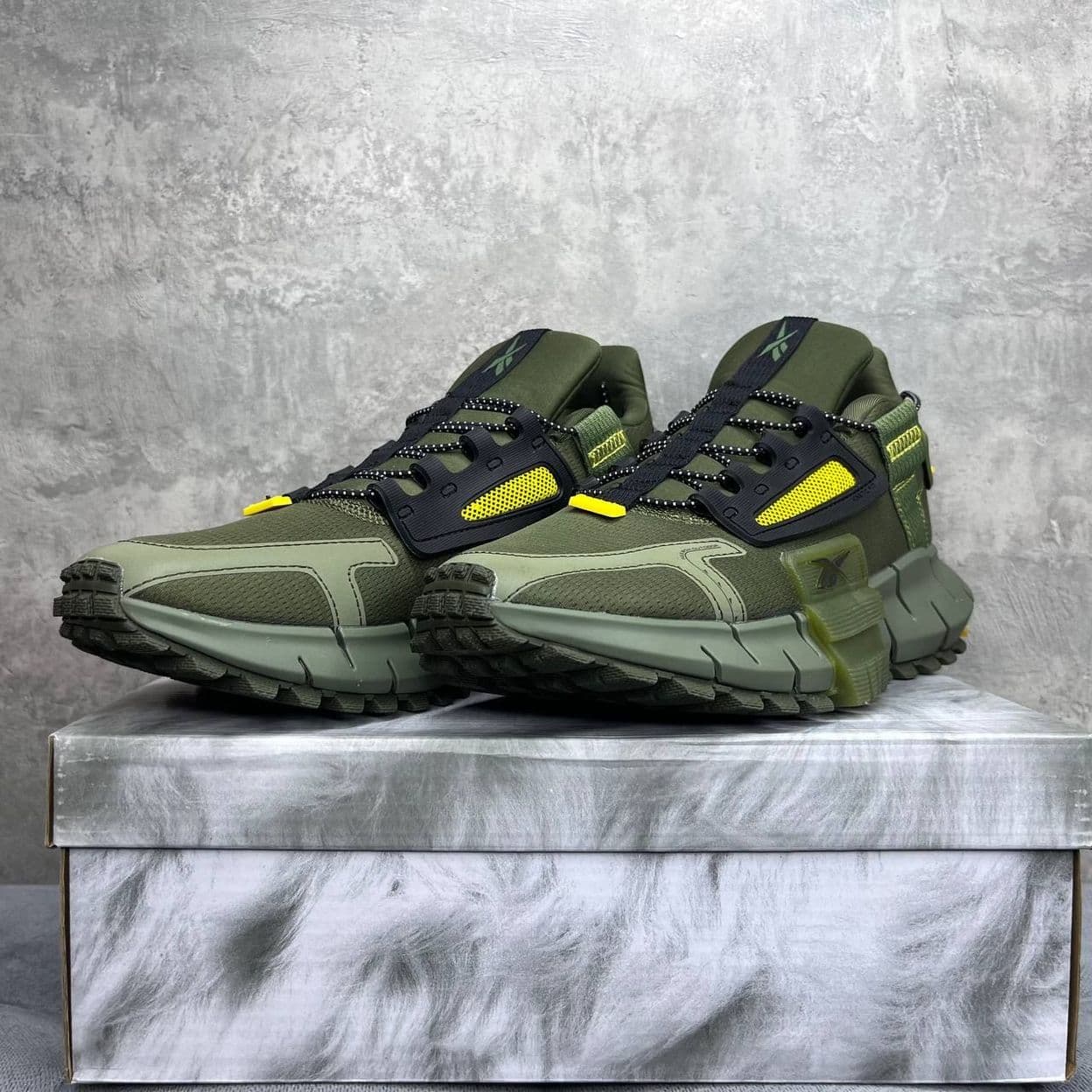 Купить Reebok Zig Kinetica Edge Army Green