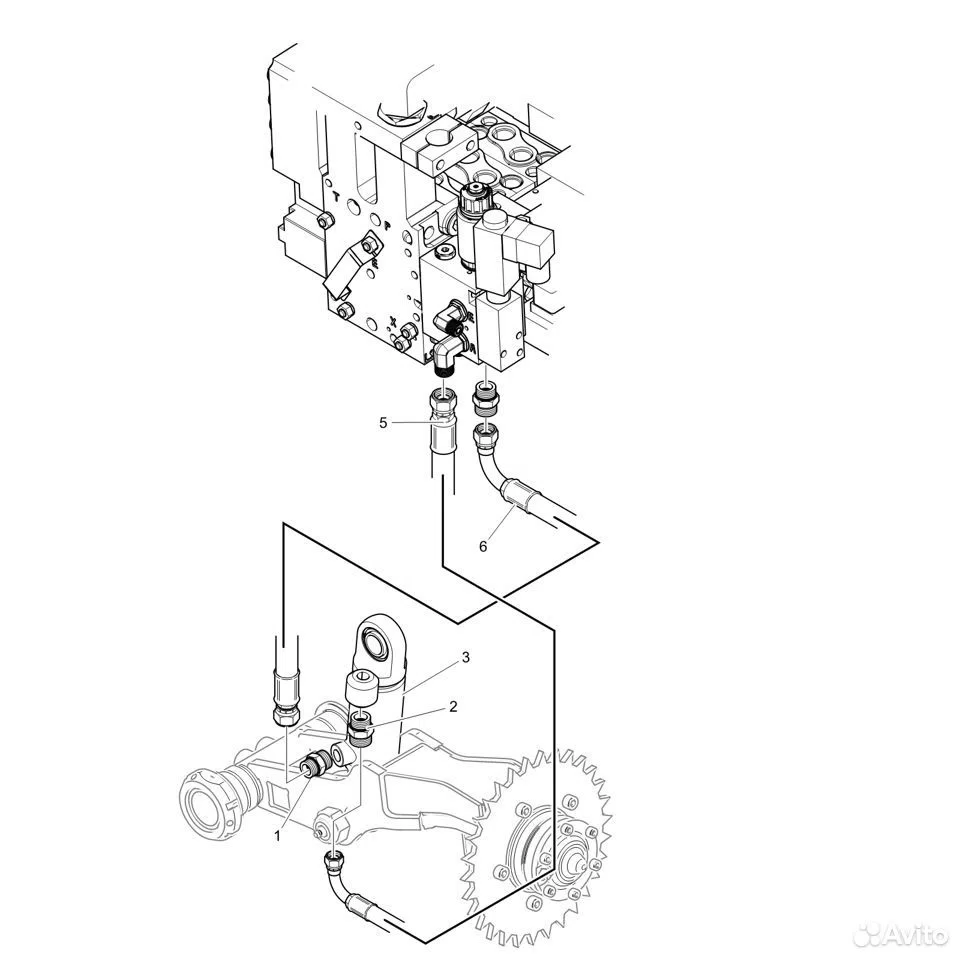 Купить Гидроцилиндр 5195250 Komatsu Forest
