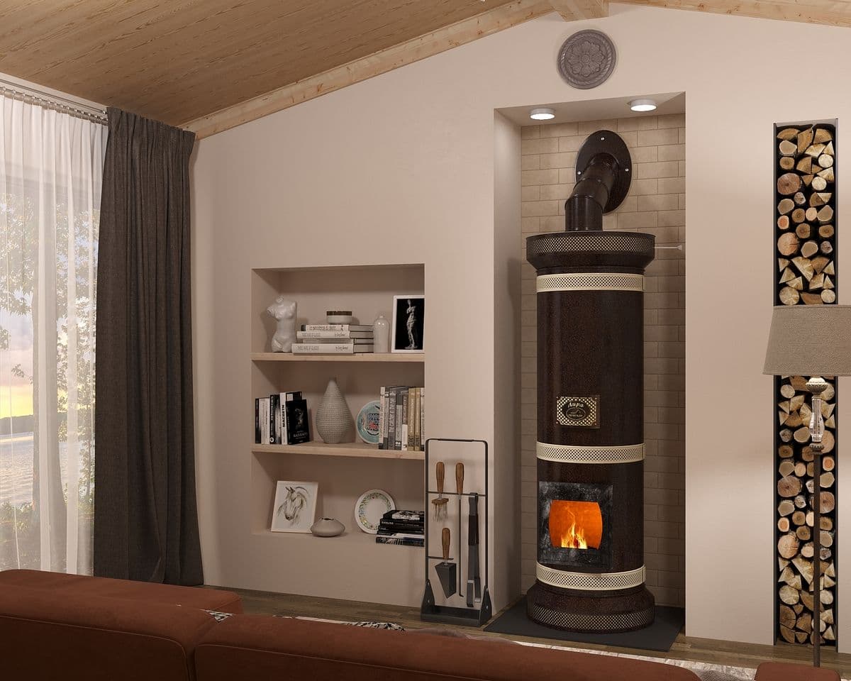 Купить Печь круглая отопительная "ЛИРА"