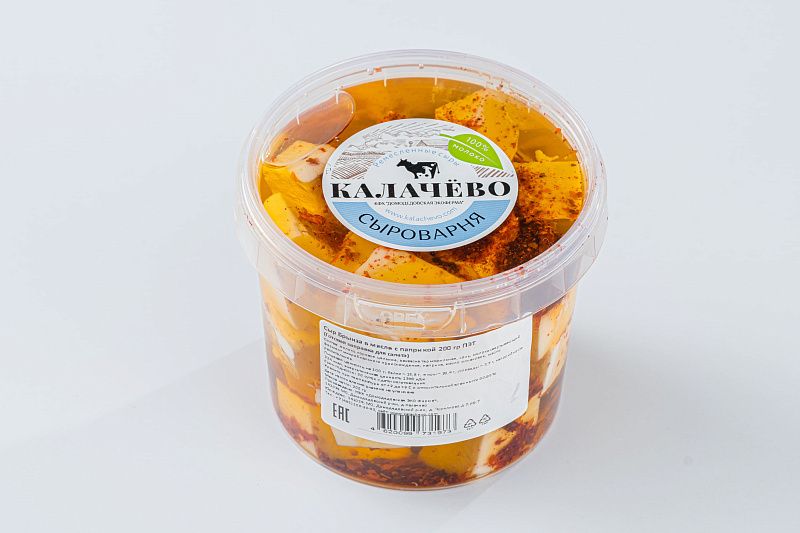 Купить Брынза в масле с паприкой, 200 гр