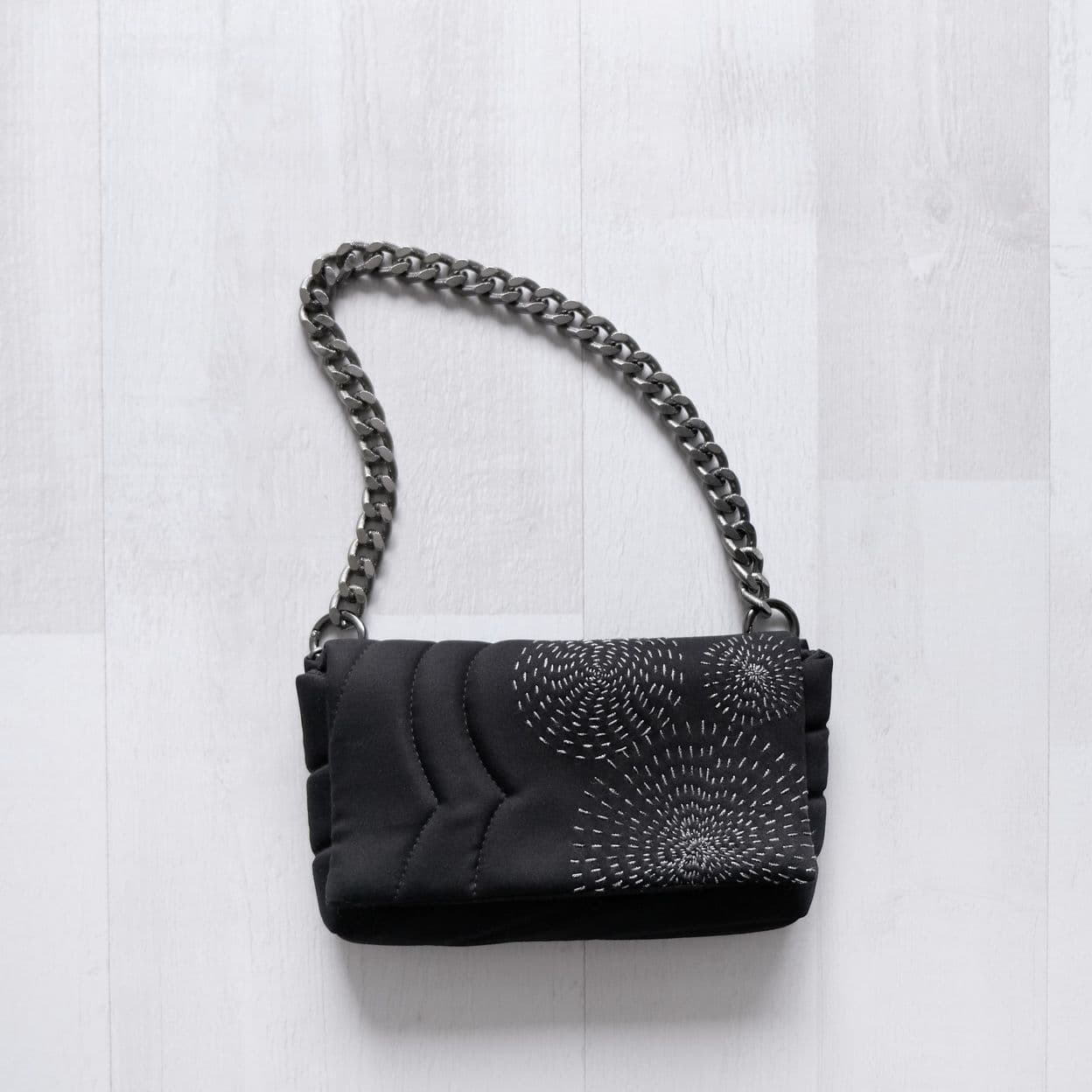 Купить Сумка стеганая AGLAIS с вышивкой