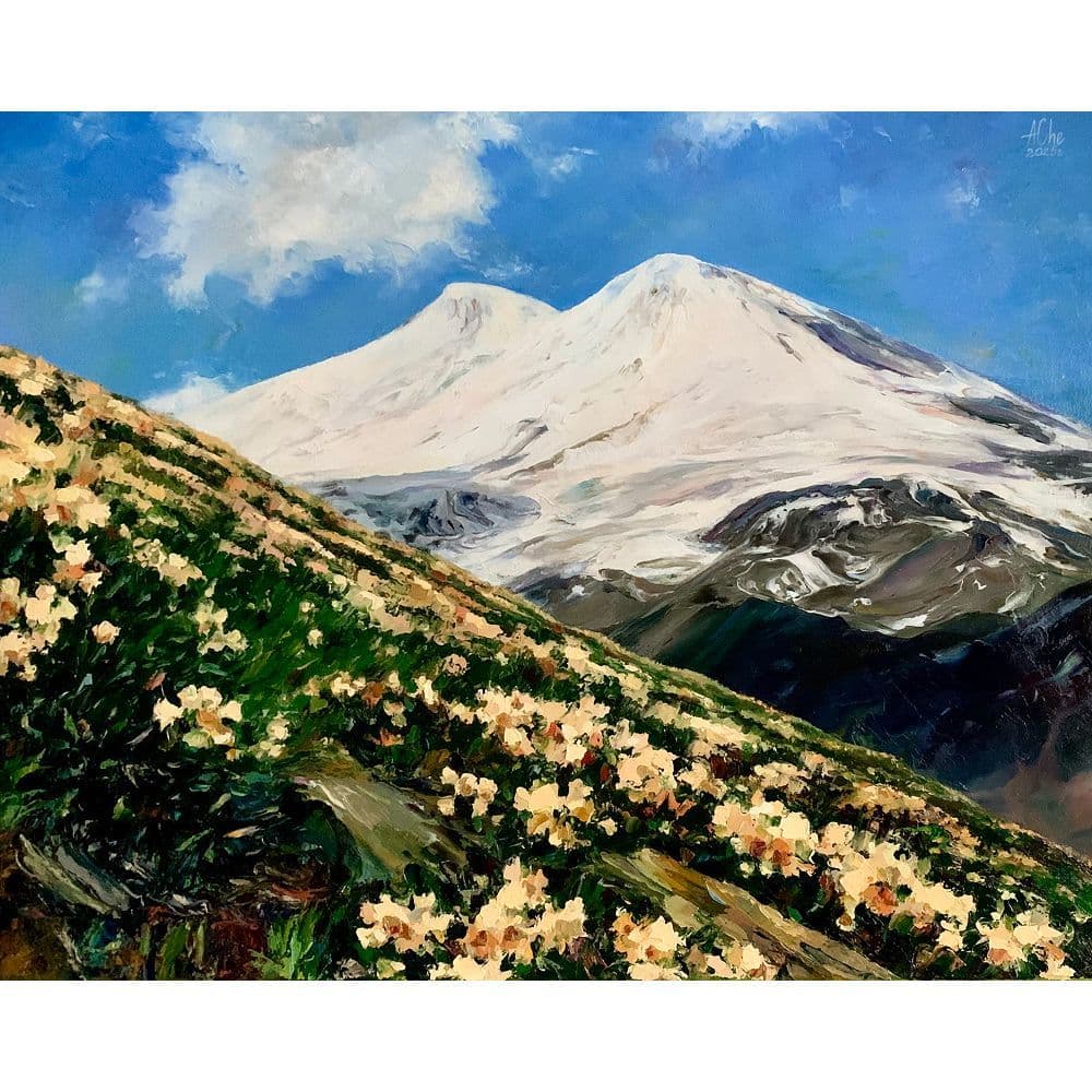 Купить Картина маслом «Эльбрус»