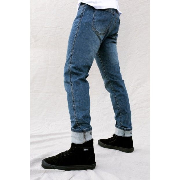 Купить JEANS PANTS BROGER CALIFORNIA SLIM FIT WASHED BLUE