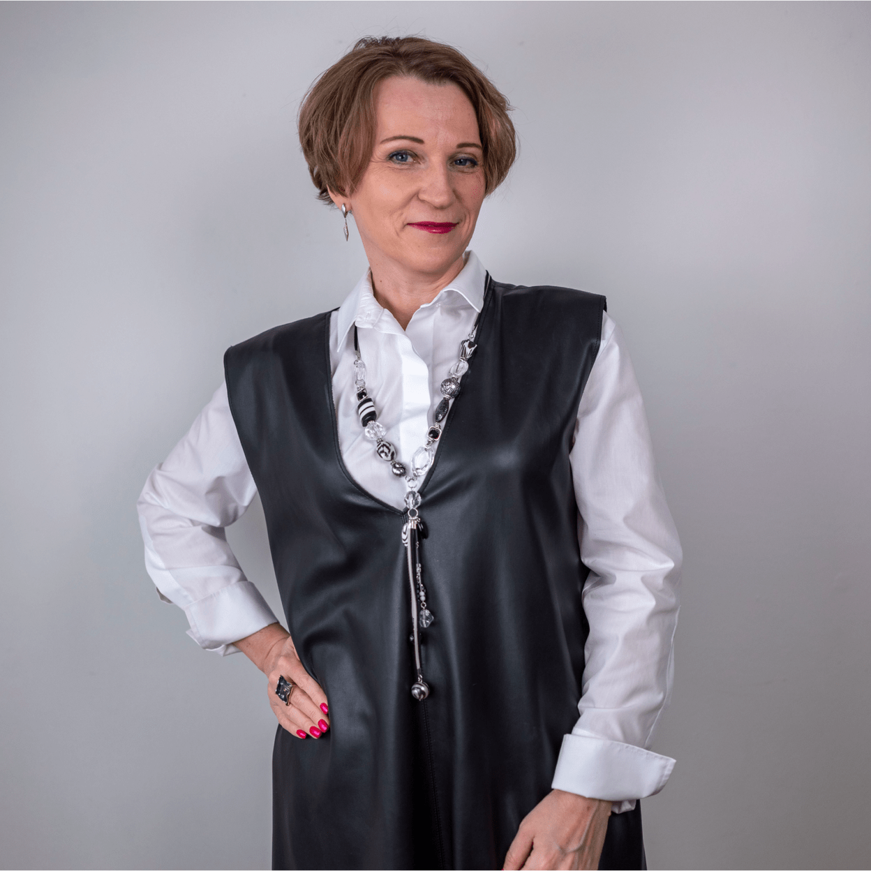 Купить Сарафан из экокожи