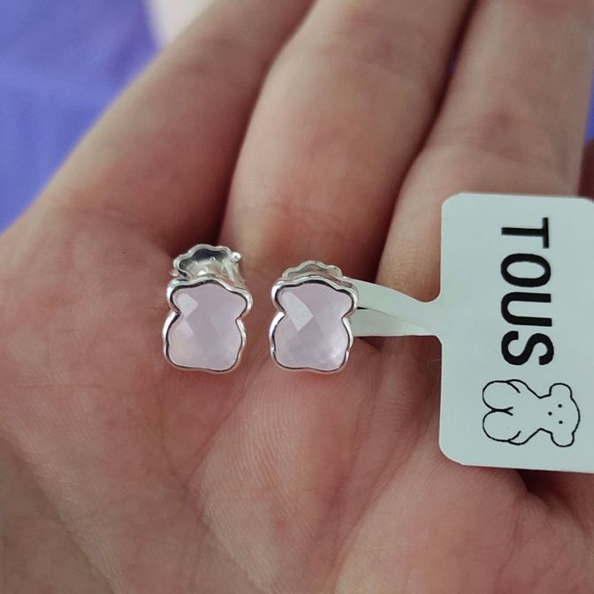 Серьги tous icon color, купить сережки тоус шпинель. купить сережки тоус разноцветные, купить сережки тоус розовые, купить серьги тоус с камнями, tous