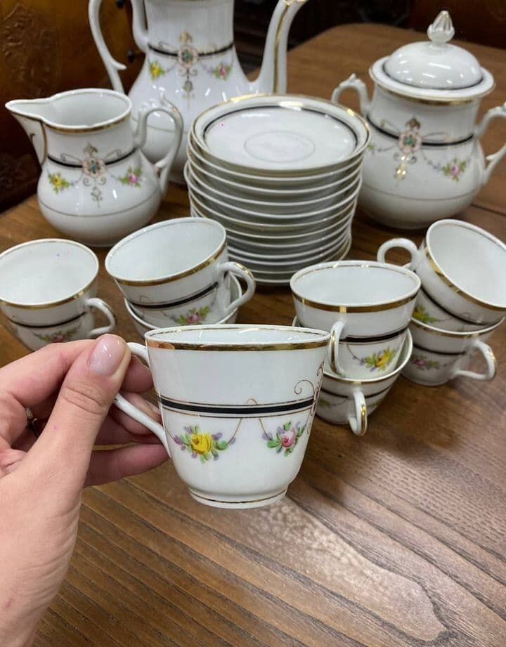 Купить Старинный Европейский чайный сервиз