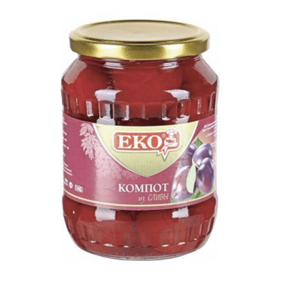 Купить КОМПОТ ИЗ СЛИВ ЕКО 700 Г. доставка продуктов Тюмень . доставка продуктов в Тюмени . доставка фруктов Тюмень . доставка фруктов в Тюмени . доста