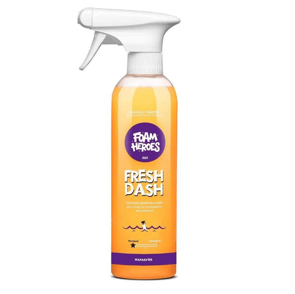 Купить Foam Heroes - Fresh Dash квик-детейлер для интерьера маракуйя, 500мл