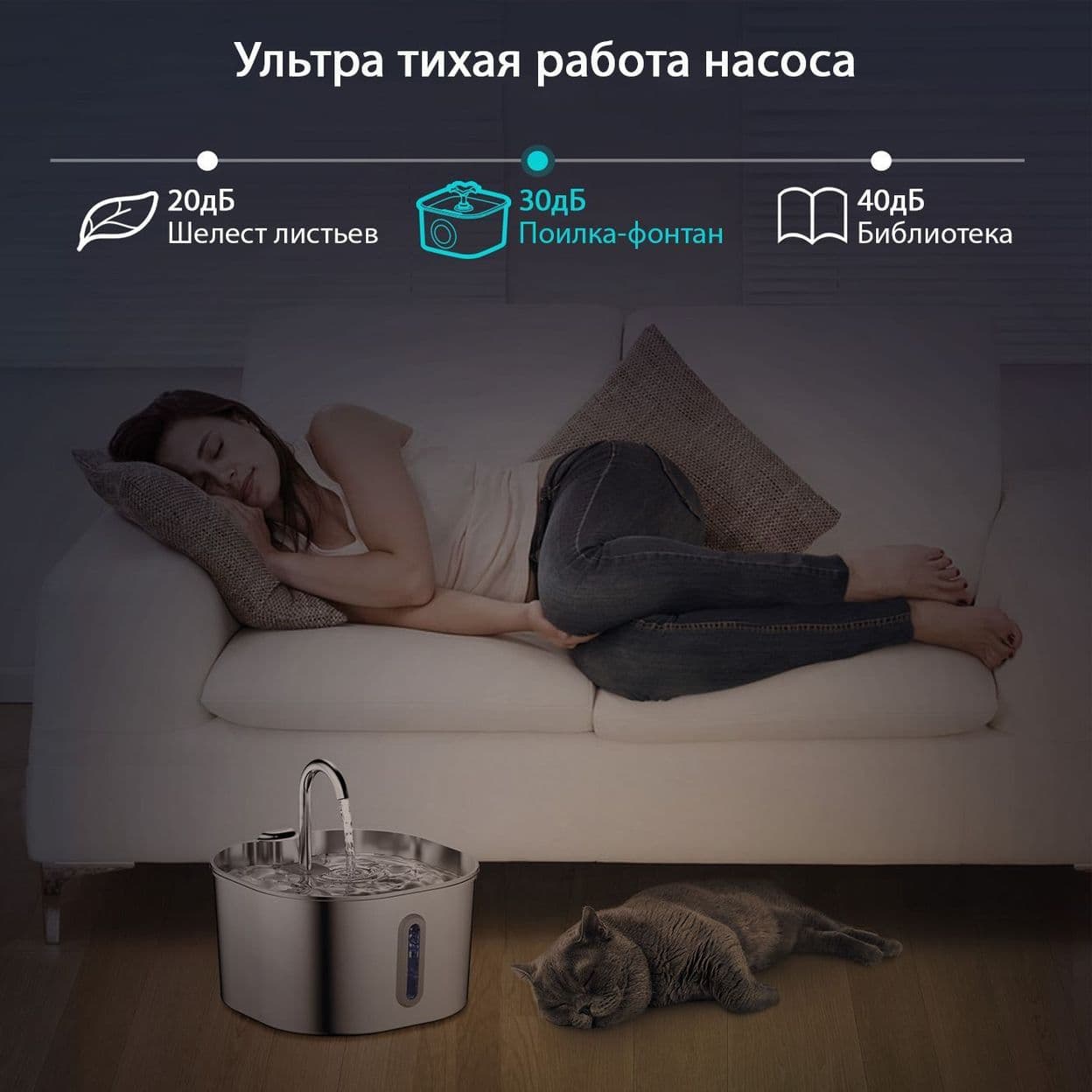 Купить Поилка металлическая малая 2,2L