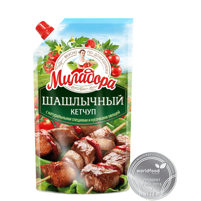 Купить КЕТЧУП МИЛАДОРА ШАШЛЫЧНЫЙ 550 Г. с доставкой на дом . Доставка продуктов Тюмень , доставка продуктов в Тюмени , dostavka-produktov-tyumen , dos