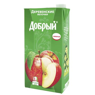 Купить ДОБРЫЙ НЕКТАР ДЕРЕВЕНСКИЕ ЯБЛОЧКИ 2 Л. доставка продуктов тюмень . доставка продуктов в тюмени . доставка фруктов тюмень . доставка фруктов в т
