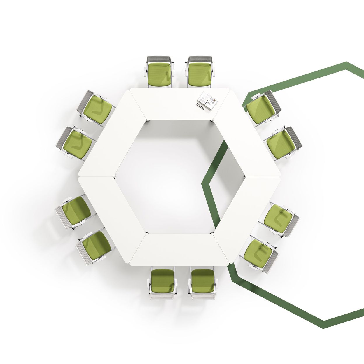 Купить Стол для тренингов трапециевидный 1850*600*750мм