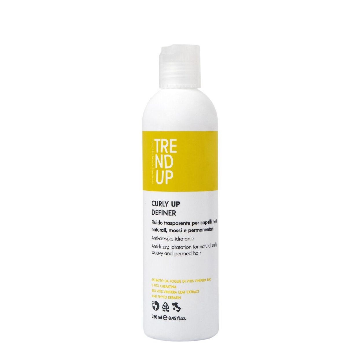 Купить Прозрачный флюид для вьющихся волос Trend Up Curly Up Definer fluido trasparente per capelli ricci, 250 мл