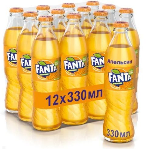 Купить НАПИТОК ГАЗИРОВАННЫЙ FANTA СТЕКЛО 0,33 Л. Х 12 ШТ. доставка продуктов Тюмень . доставка продуктов в Тюмени . доставка фруктов Тюмень . доставка