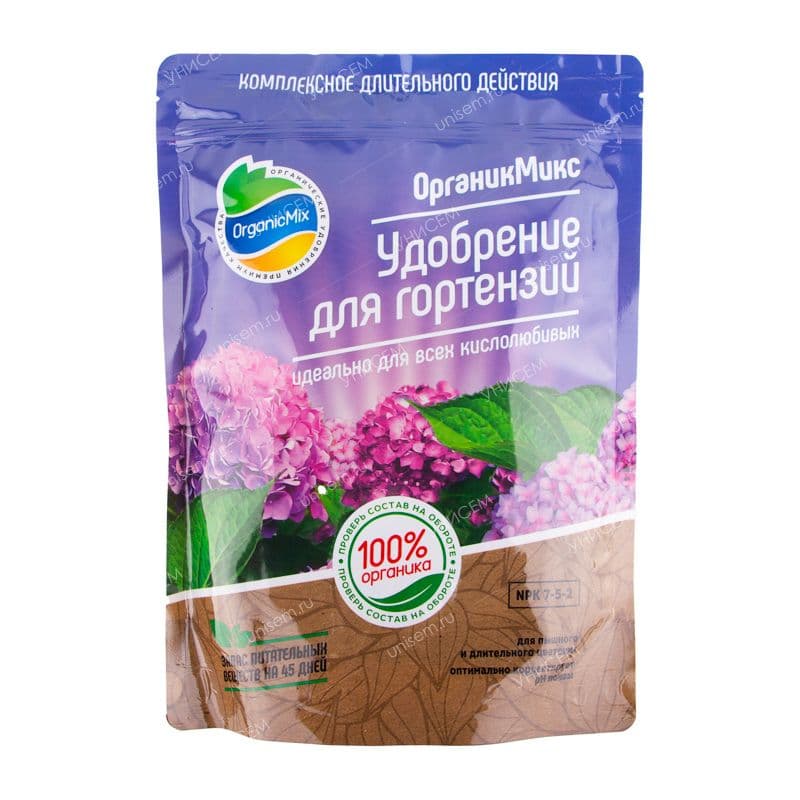 Купить Удобрение для гортензий 800 г, Органик Микс
