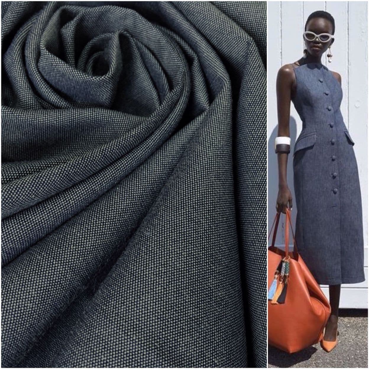 Купить Ткань джинс Loro Piana