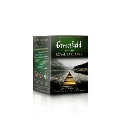 Купить GREENFIELD ЧАЙ ЧЕРНЫЙ С БЕРГАМОТОМ ROYAL EARL GREY В САШЕ 20 ШТ. доставка продуктов Тюмень . доставка продуктов в Тюмени . доставка фруктов Тюм