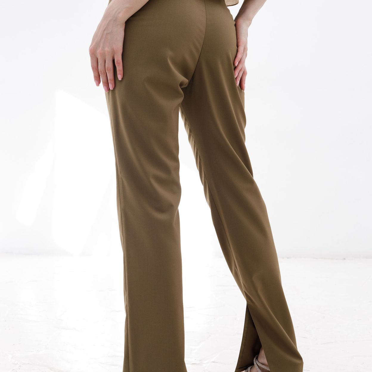 Купить Брюки песочного цвета