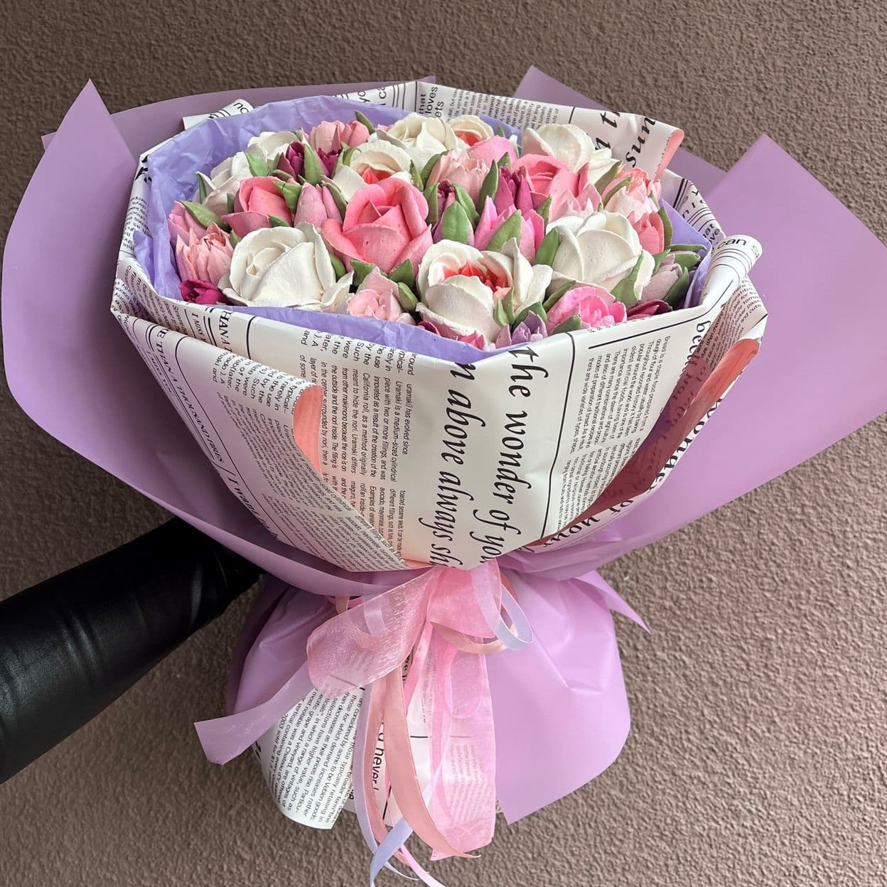 Купить Букет Зефирные Цветы