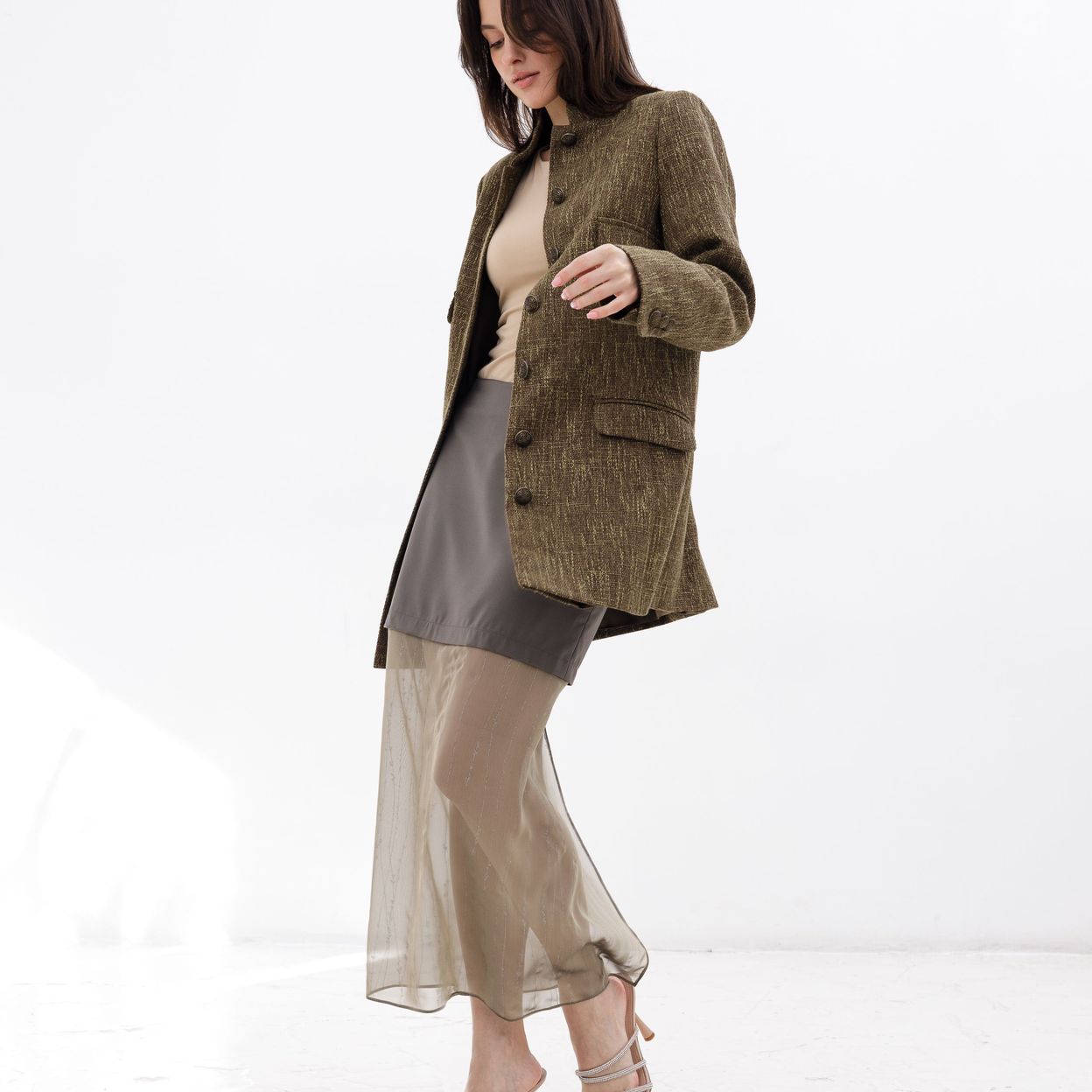 Купить Юбка женская цвета хаки