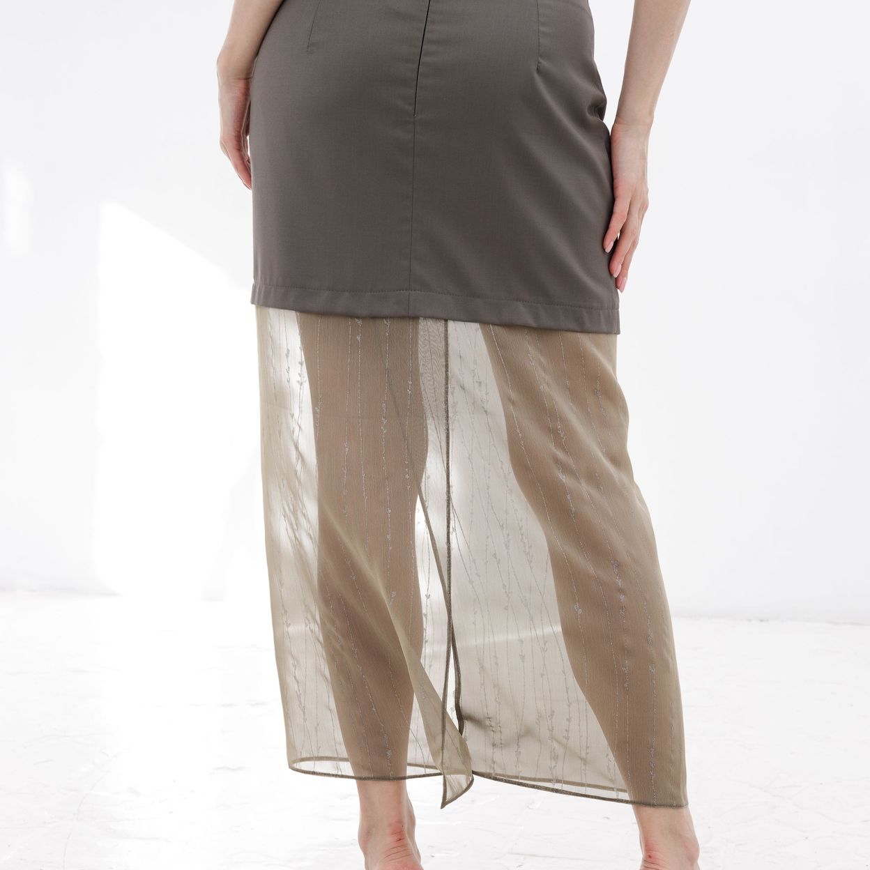 Купить Юбка женская цвета хаки