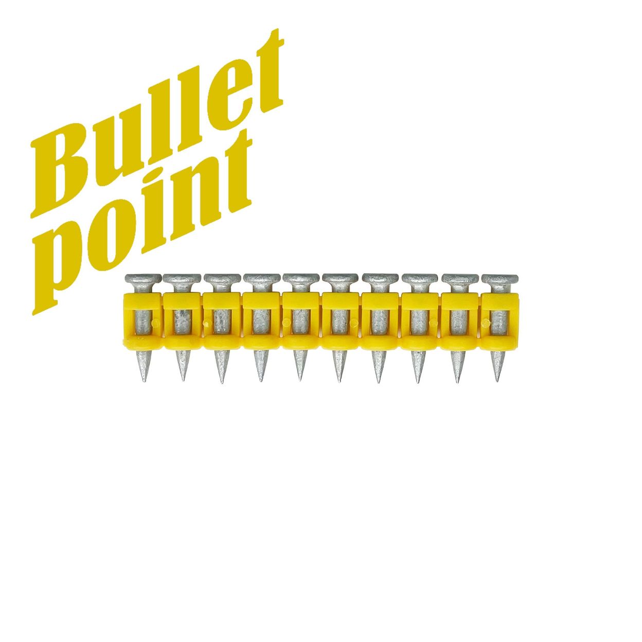 Купить Усиленные гвозди по бетону металлу Toua CN MG Bullet Point - 17 мм