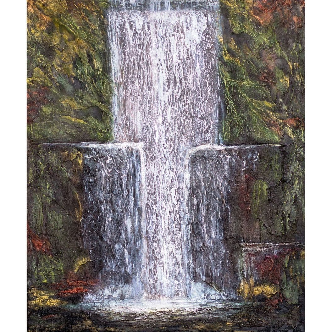 Купить "Водопад", текстурная, акрил, 50х60см