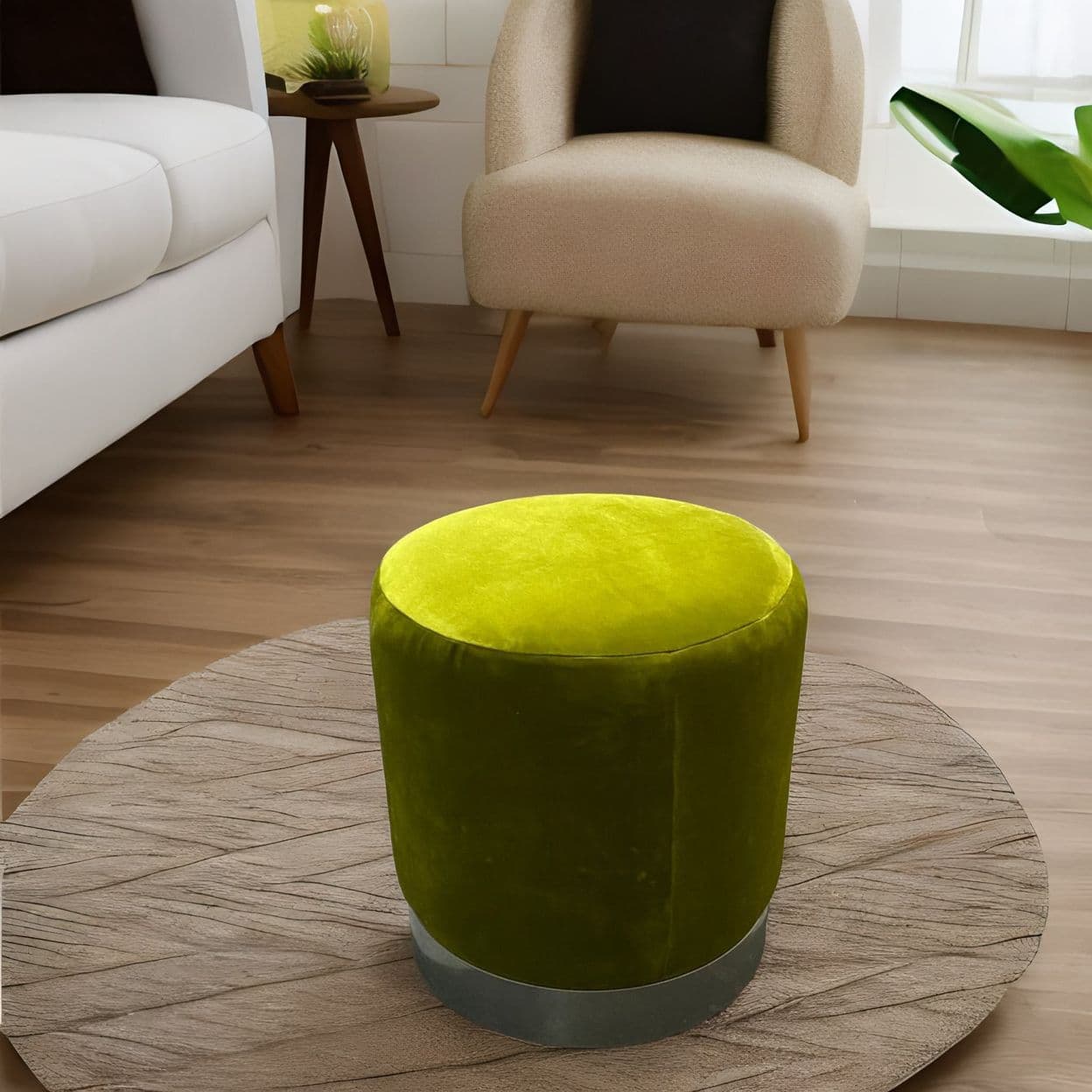 Купить Круглый пуф