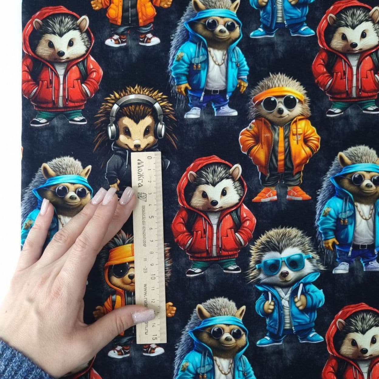 Купить Кулирка с лайкрой "ЕЖИКИ"🦔😎