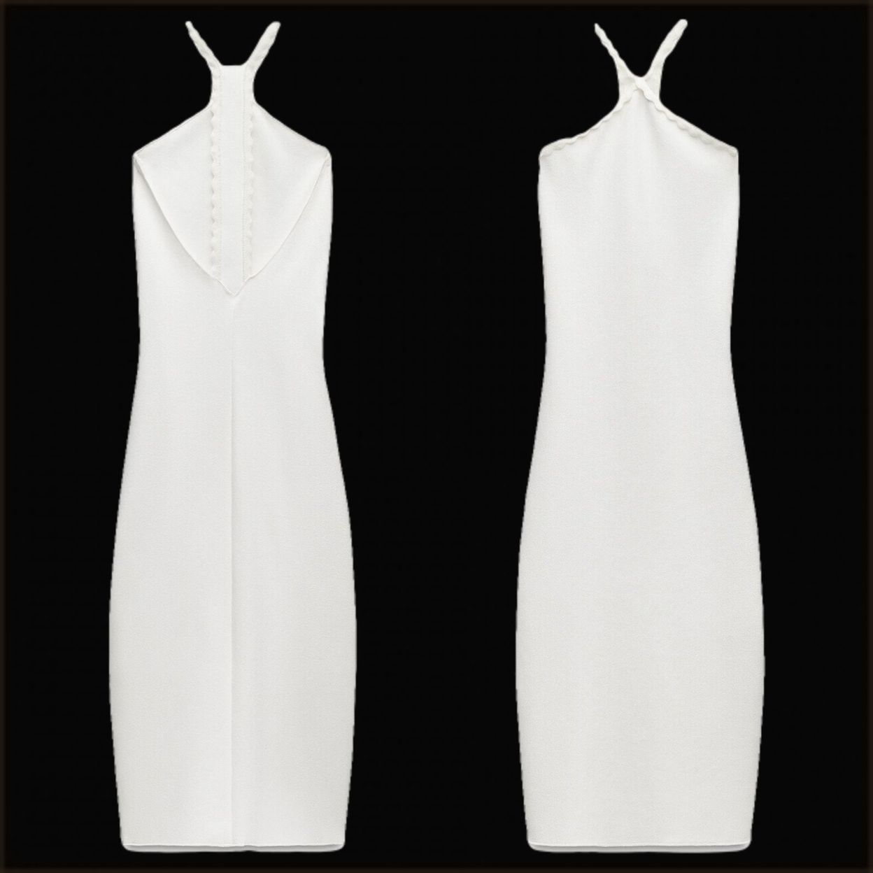 Купить Платье миди из эластичного трикотажа ZARA 136231556