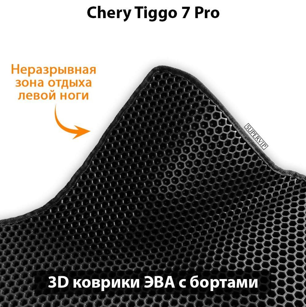 Купить Автоковрики ЭВА с бортами для Chery Tiggo 7 Pro